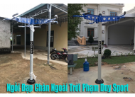 Xà đơn 3 cạnh ngoài trời - Xà đơn công viên chất lượng nhất hiện nay