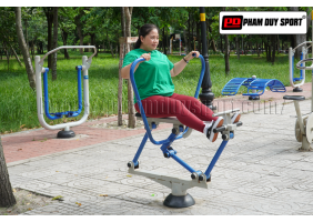 Chèo thuyền toàn thân - Thiết bị thể dục ngoài trời chèo thuyền, cách lắp đặt và hướng dẫn tập luyện