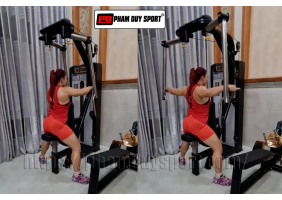 Máy ép ngực và cơ lưng (2 trong 1) - Tập luyện toàn diện cho cơ ngực và cơ lưng trên một thiết bị