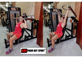 Máy tập cơ ngực và vai (3 trong 1) - Máy đẩy ngực và vai hiệu quả vượt trội cho phòng tập hiện đại